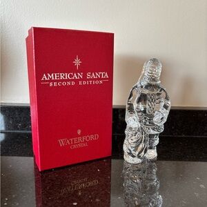 Waterford Crystal American Santa Figurine